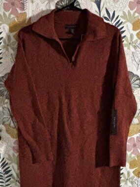 NWT Tahari Mauve Sweater Dress